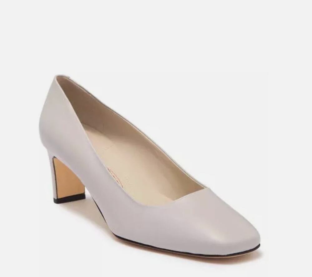 Amalfi by Rangoni Sven Leather Pumps 11.5 Cream White Heels Bridal Comfort